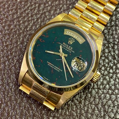 rolex day date bloodstone dial|Rolex Day.